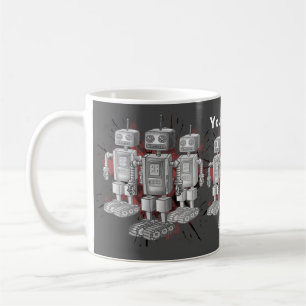 Robot Brigade individuelle Name Tasse
