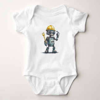 Robot Builder Baby Boy One-Piece Bodysuit Bekleidu Baby Strampler