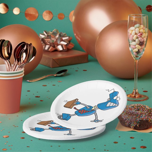 Robot Business Führungskraft Pappteller (Von Creator hochgeladen)