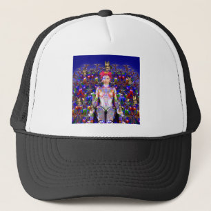 Robot Butterfly Truckerkappe