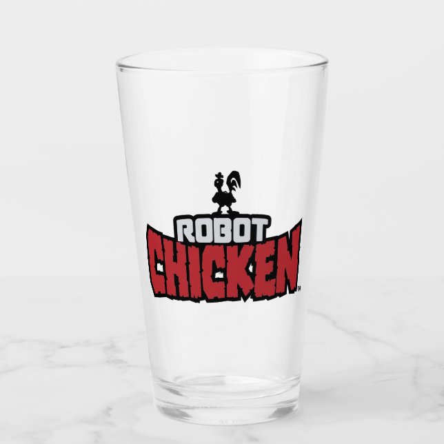 Robot Chicken Logo Glas (Vorderseite)