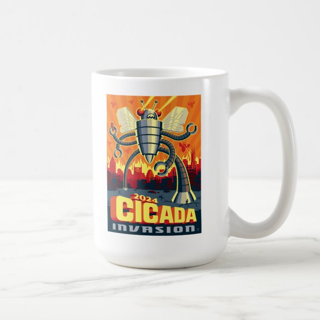 Robot Cicada Kaffeetasse (Rechts)