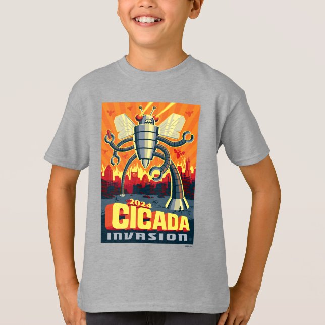 Robot Cicada T-Shirt (Vorderseite)