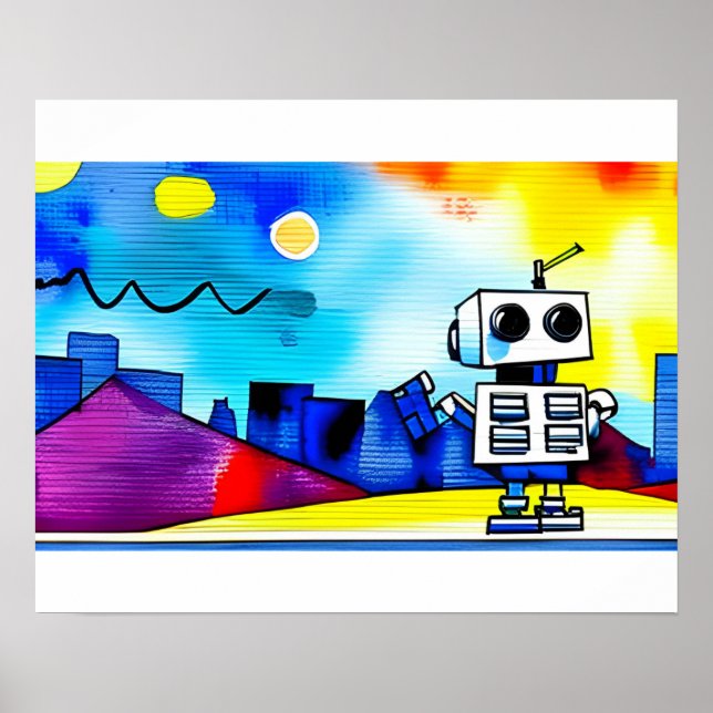 Robot City Poster (Vorne)