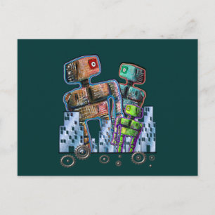 Robot City Postkarte