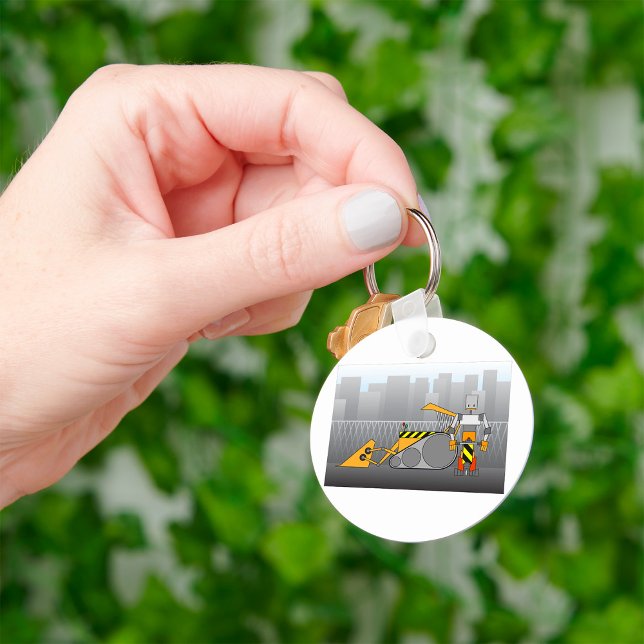 Robot Construction Worker Schlüsselanhänger (Von Creator hochgeladen)