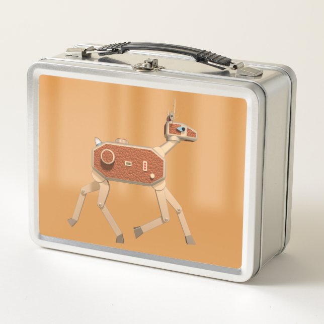 Robot Deer Lunchbox (Vorderseite)