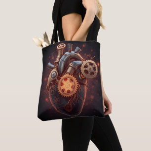 Robot Energy-Tasche – Design mit Zahnrad-Herz-Tech