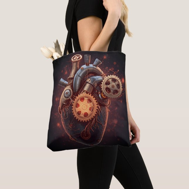 Robot Energy-Tasche – Design mit Zahnrad-Herz-Tech (Von Nahem)