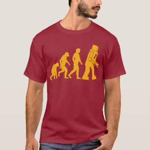 Robot Evolution Sheldon Cooper Big Bang Theorie T-Shirt