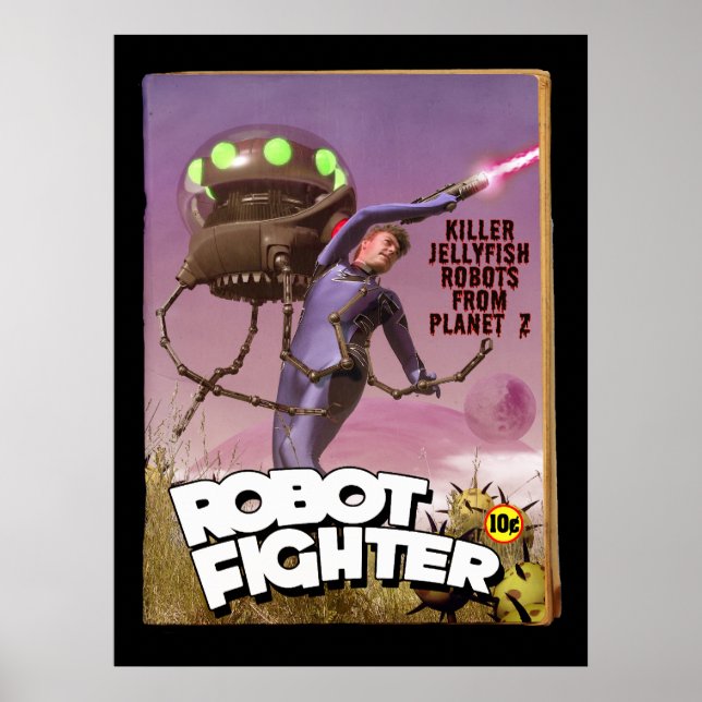 Robot Fighter Fake Pulldecker Poster (Vorne)