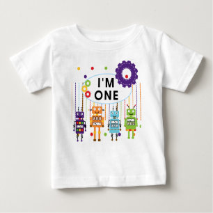 Robot First Birthday Tshirts und Geschenke