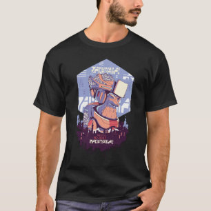 Robot Fox Sci Fi Cyber Urban T-Shirt
