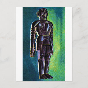 Robot Golden Age Postkarte