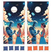 Robot Groom & Human Bride - Anime Sci-Fi Wedding