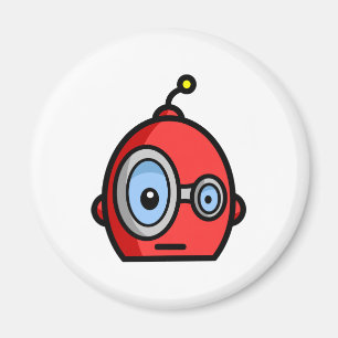 Robot Heads Magnet