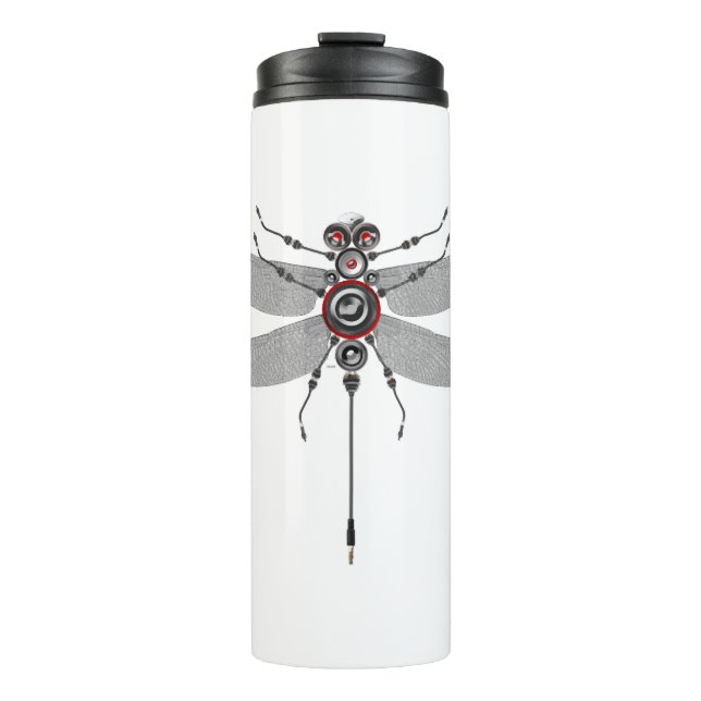 Robot Insect Dragonfly Hifi Lautsprecher System El Thermosbecher (Vorderseite)
