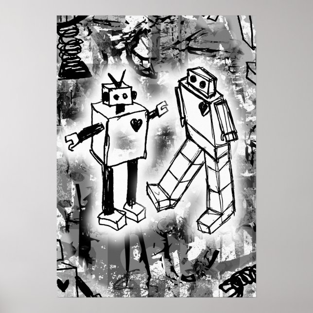 Robot Liebe Poster (Vorne)