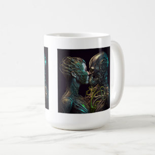 Robot Love Classic Tasse, 15 oz Kaffeetasse