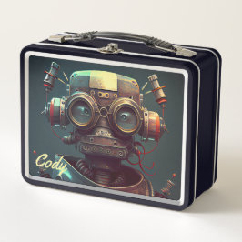 Robot Metal Lunch Box