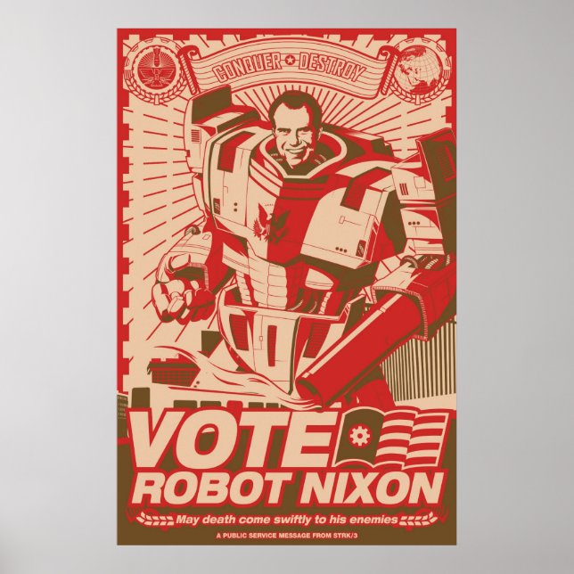 Robot Nixon - All Hail Robot Nixon Poster (Vorne)