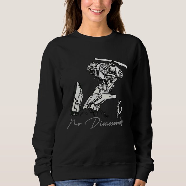 Robot No Disassemble Graphic Sweatshirt (Vorderseite)