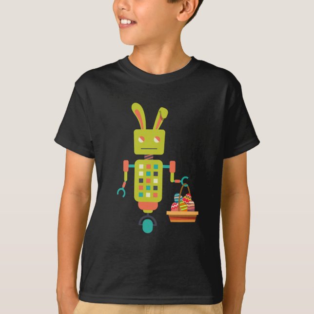 Robot Oaster Bunny TShirt (Vorderseite)