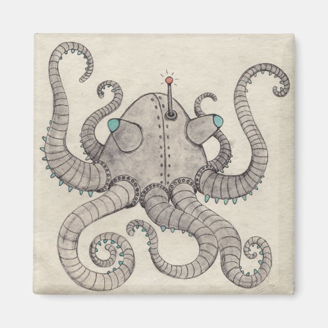 Robot Octopus Magnet (Vorne)