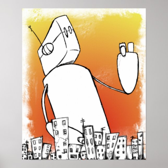 Robot Overlord Poster (Vorne)