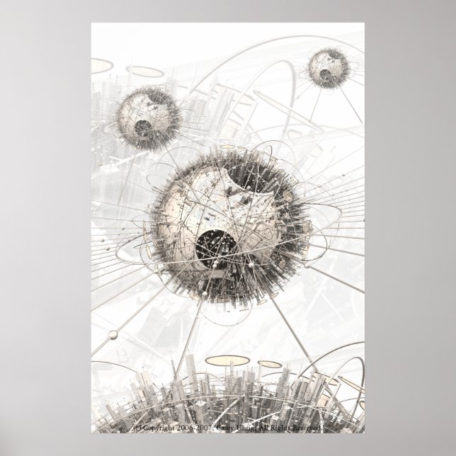 Robot Planet Poster (Vorne)