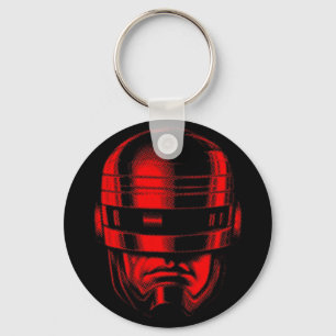 Robot Polizist Helmet Schlüsselanhänger