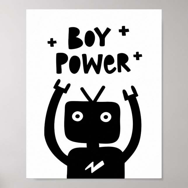 Robot-Power Poster (Vorne)