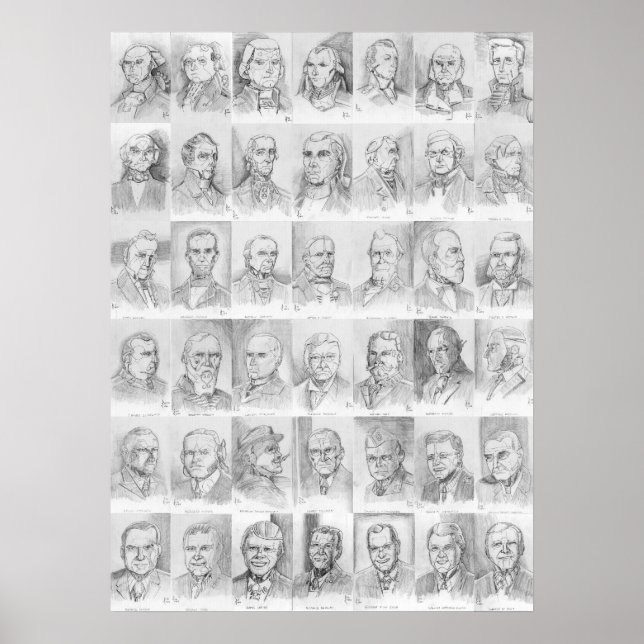 Robot President Poster (Vorne)