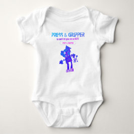 Robot Press & Gripper Baby Bodysuit Baby Strampler