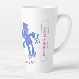 Robot Press & Gripper Latte Tasse