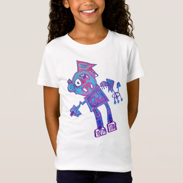Robot Press & Gripper T - Shirt (Vorderseite)