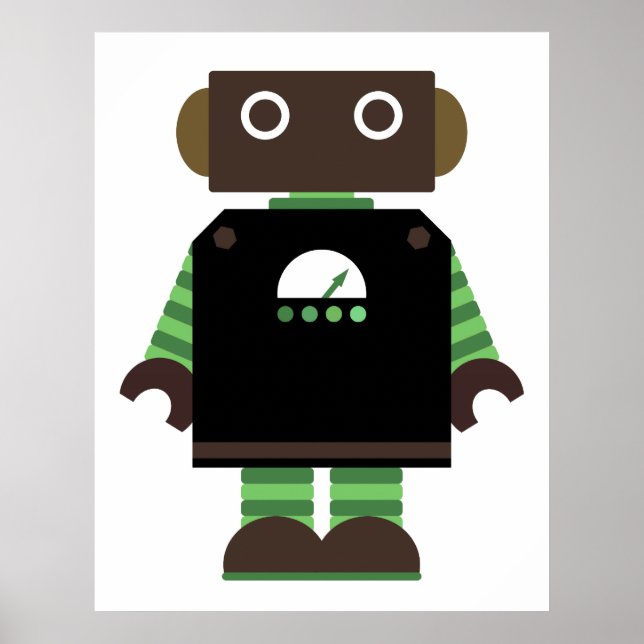 Robot Print Poster (Vorne)