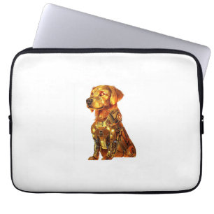 Robot Retriever - Futuristischer Mecha-Hund Laptopschutzhülle
