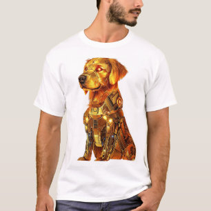 Robot Retriever – Futuristischer Mecha-Hund T-Shirt