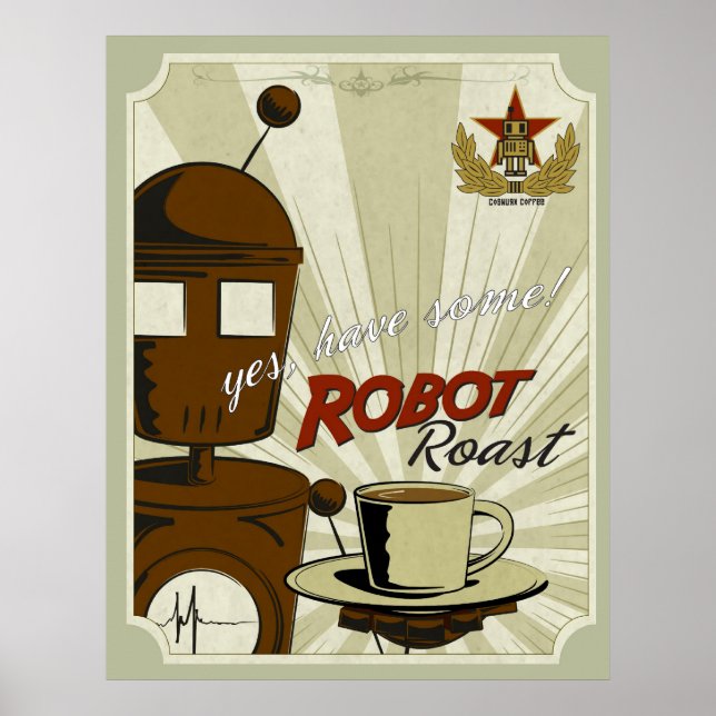 Robot Roast Poster (Vorne)