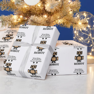 Robot Robotics Technology Funny Geschenkpapier