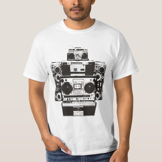 Robot Rock Beatbox T-Shirt (Vorderseite)