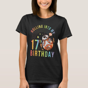 Robot rollt in mein 17. Geburtstag Happy an mich 1 T-Shirt