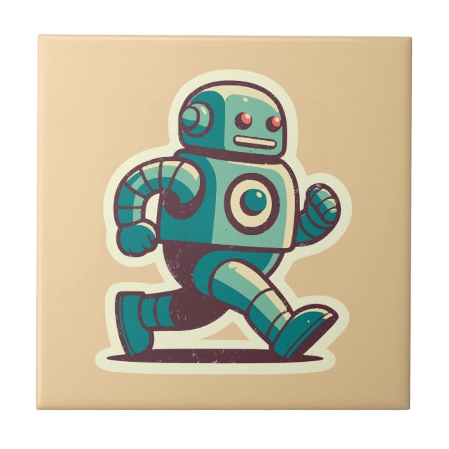 Robot Runner Fliese (Vorderseite)