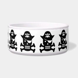 Robot Skull & Crossbones Pirate Silhouette Napf