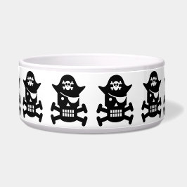 Robot Skull & Crossbones Pirate Silhouette Napf