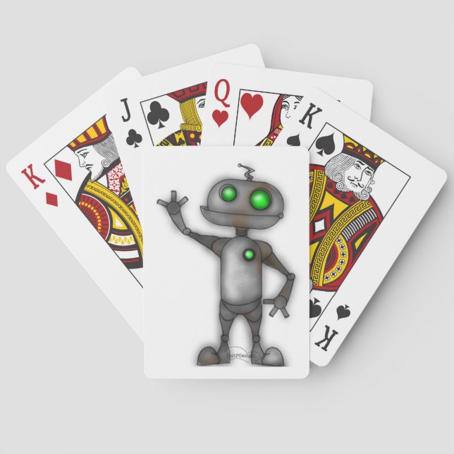 Robot-Spielkarten Spielkarten (Rückseite)