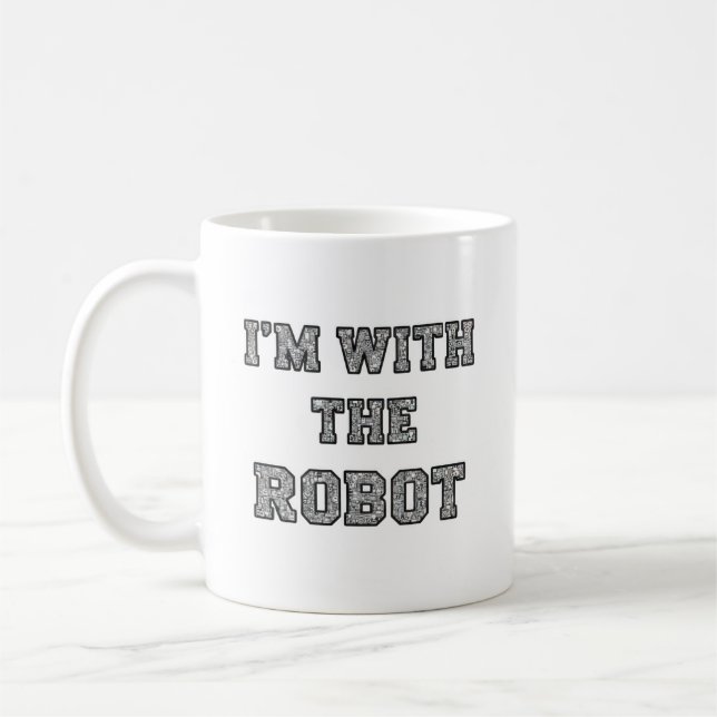 Robot Text Kaffeetasse (Links)