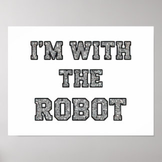 Robot Text Poster