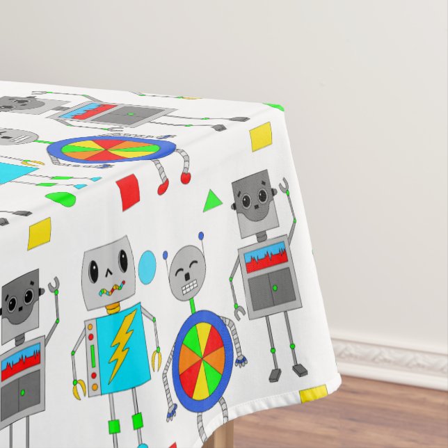 Robot Themed Boys Geburtstagsparty Tischdecke (Beispiel)